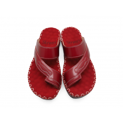 Sandals Flat SKC-10 CCO Red Leather